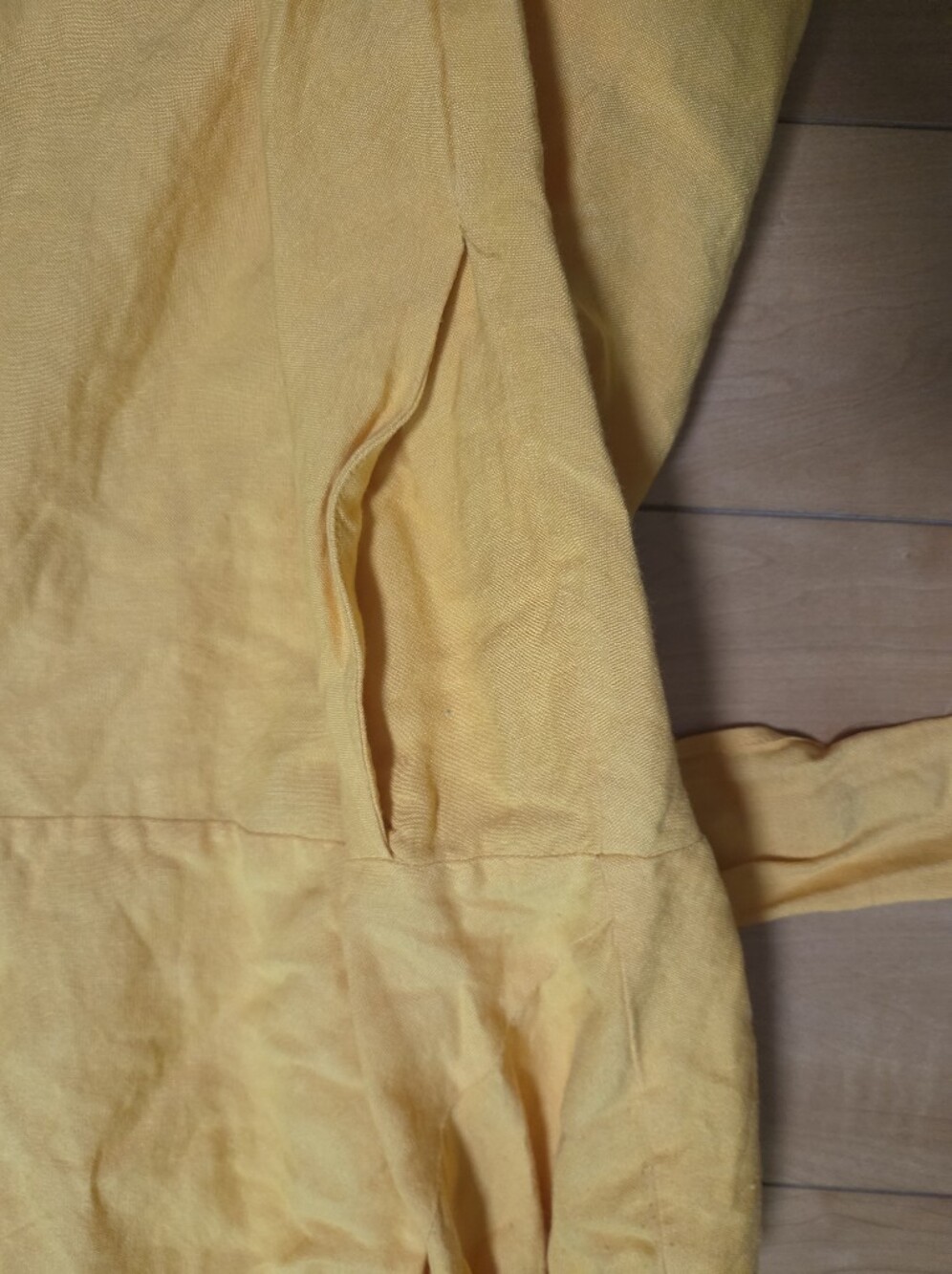 LOFT Plus Mustard Yellow Linen Blend Halter Tie Back Midi Dress Size 20 - Picture 4 of 6
